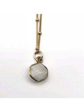 Lovely Gold Filled Natural Crystal pendant necklace Boho Festival Sexy